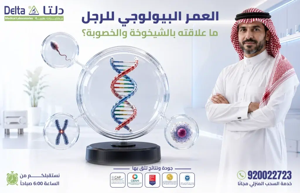 العمر البيولوجي للرجل - اختبار الشيخوخة البيولوجية والصحة العامة