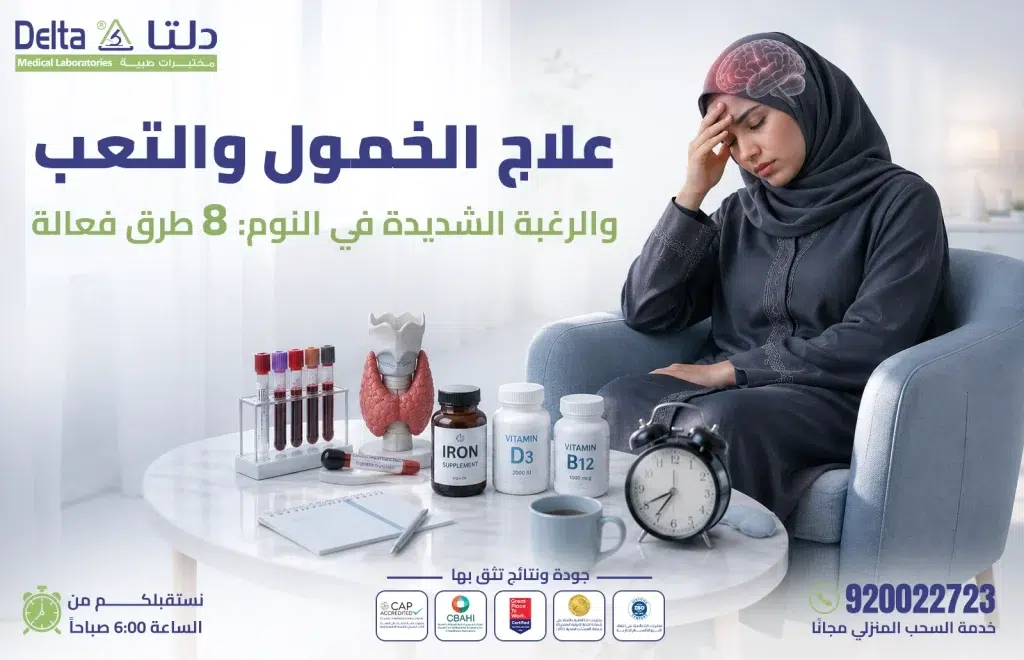 علاج الخمول والتعب والرغبة الشديدة في النوم